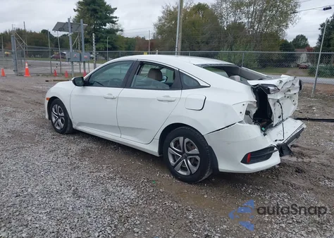 2017 Honda Civic Lx from USA, damaged, VIN 19XFC2F50HE004276